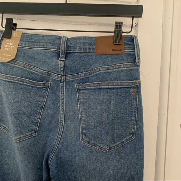 Madewell 9" Mid-Rise Crop Jeans Button Edition S. 27 - Picture 6 of 9